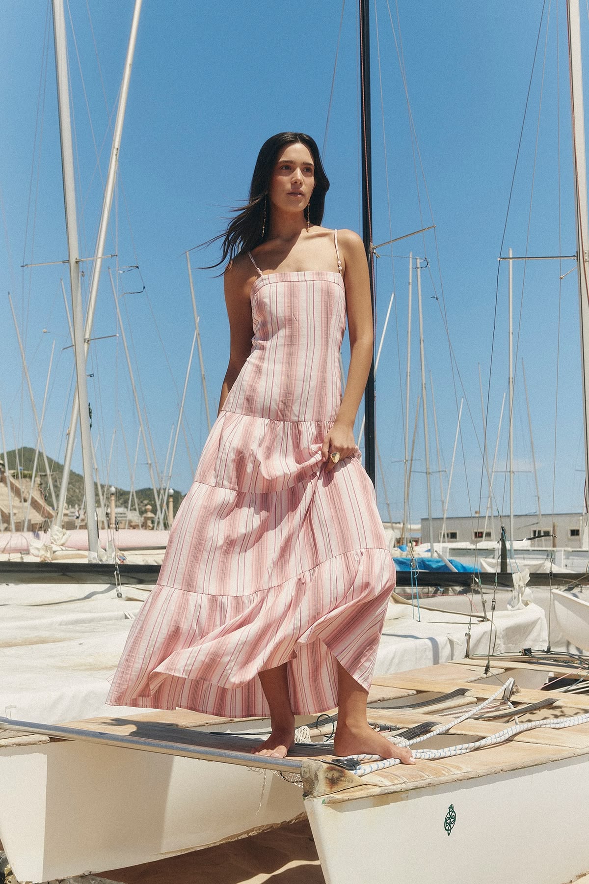 Women’s pink maxi dress
