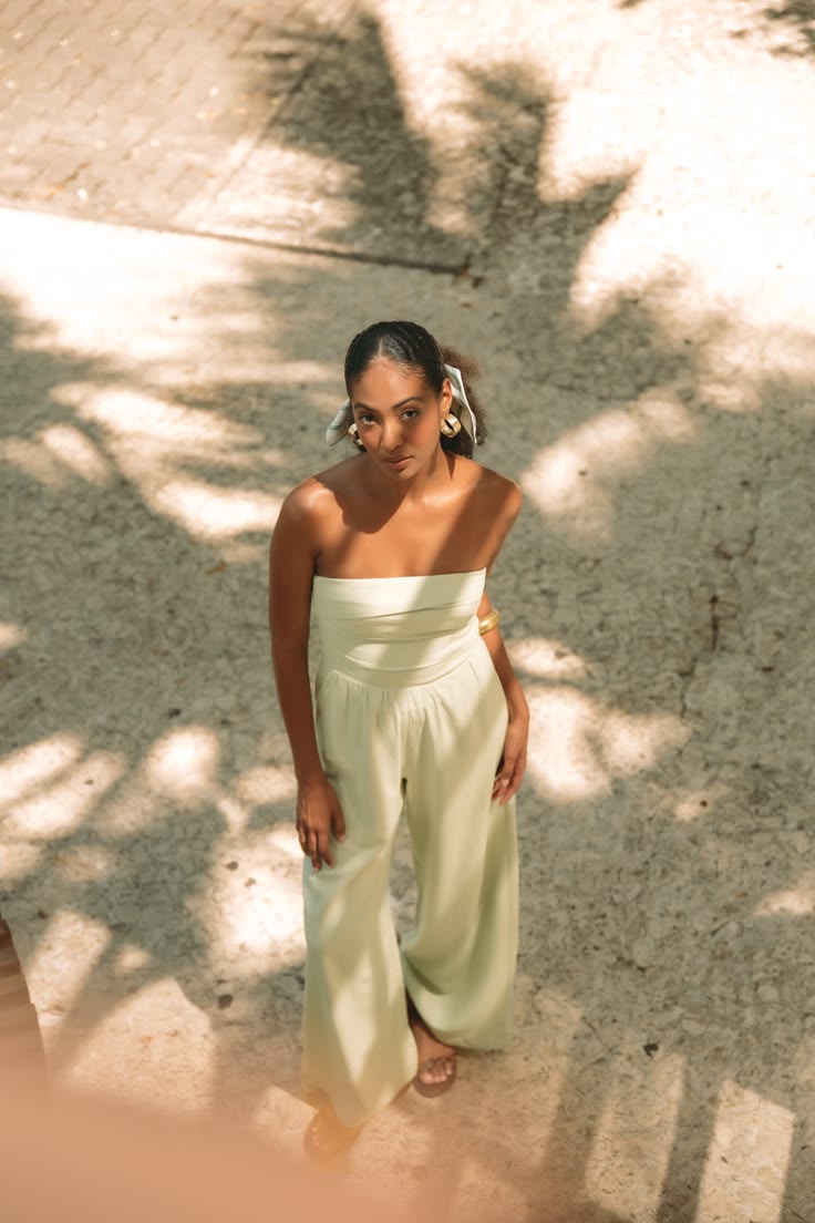 Women’s strapless summer dress